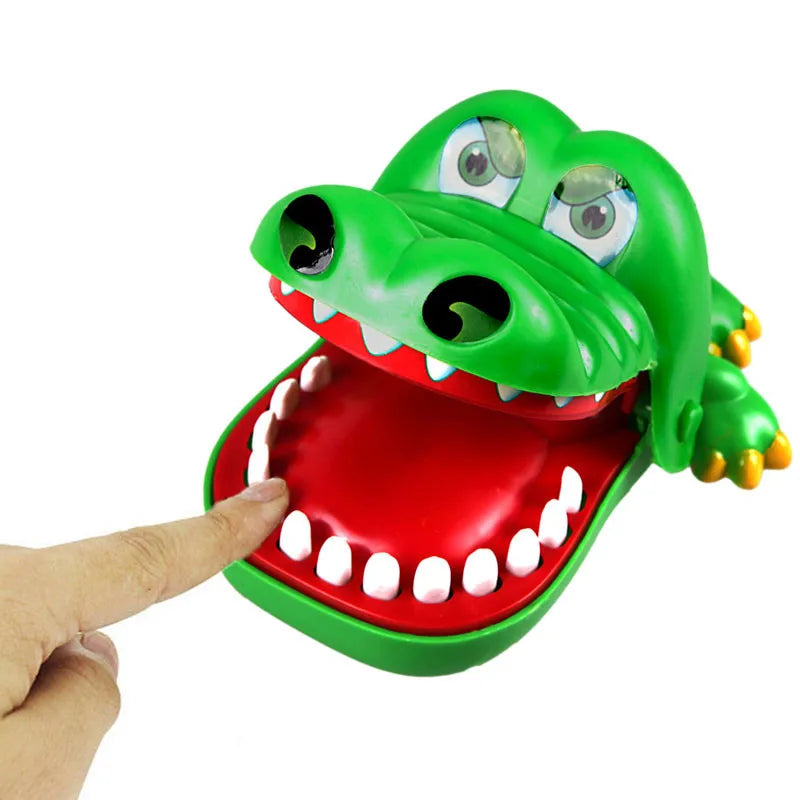 Brinquedos de dentes de crocodilo Jacaré mordendo dedo Jogos de dentista Piadas Jogo de sorte Brincadeiras Brinquedos infantis Festa de Natal engraçada Jogos em família