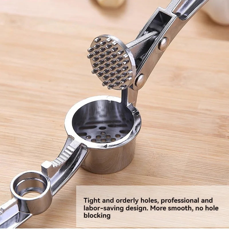 Garlic Press Kitchen Stainless Steel Garlic Smasher Crusher Mincer Manual Press Grinding Tool Kitchen Accessories