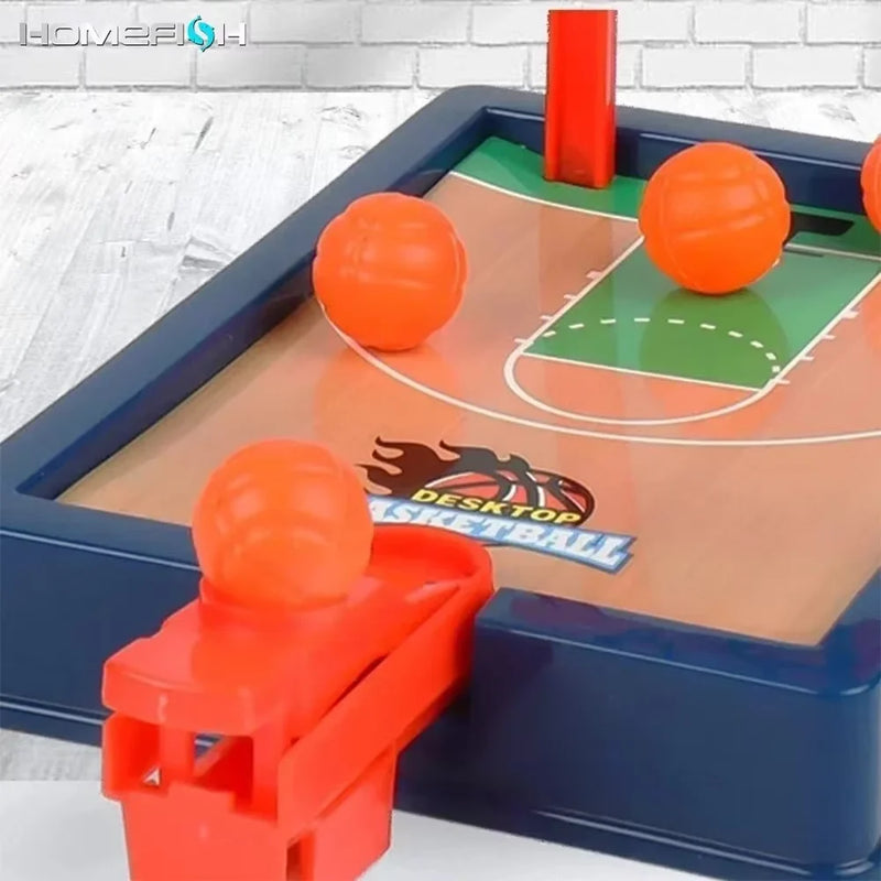 Mini máquina de basquete de mesa portátil de viagem ou conjunto de jogos de escritório, adequado para uso interno ou externo. Brinquedos divertidos Presentes de Natal