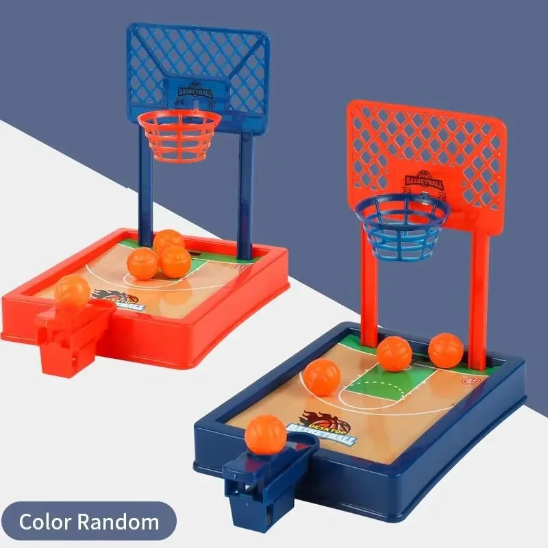 Mini máquina de basquete de mesa portátil de viagem ou conjunto de jogos de escritório, adequado para uso interno ou externo. Brinquedos divertidos Presentes de Natal