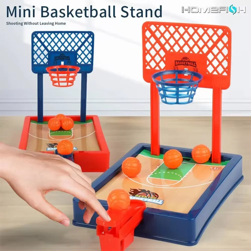 Mini máquina de basquete de mesa portátil de viagem ou conjunto de jogos de escritório, adequado para uso interno ou externo. Brinquedos divertidos Presentes de Natal